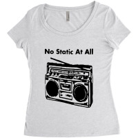 Static Radio Music Women's Triblend Scoop T-shirt | Artistshot