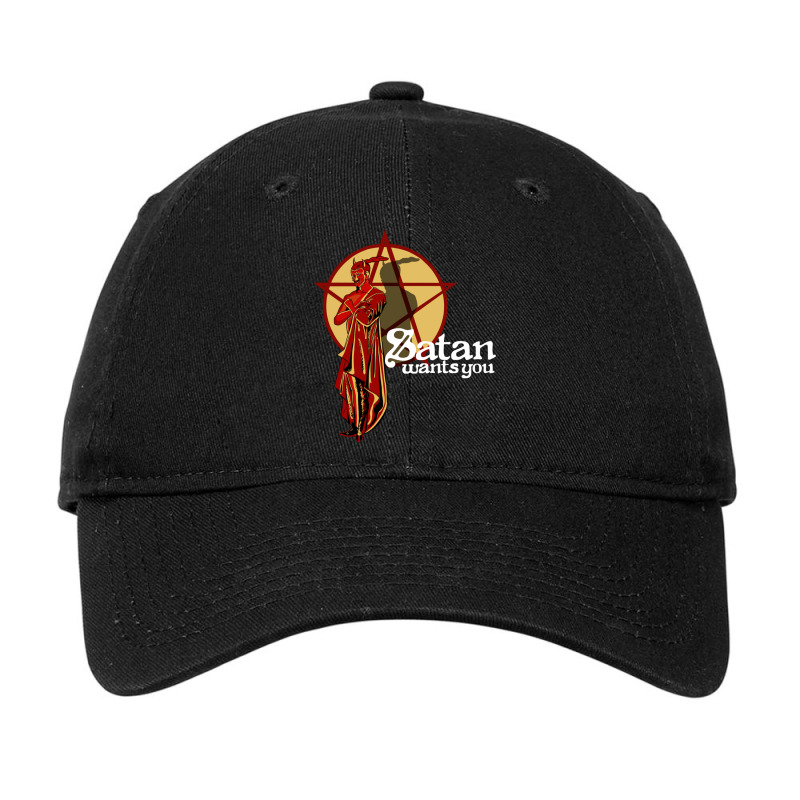 Satan Wants You Adjustable Cap by TIMOTHYSHRINER | Artistshot