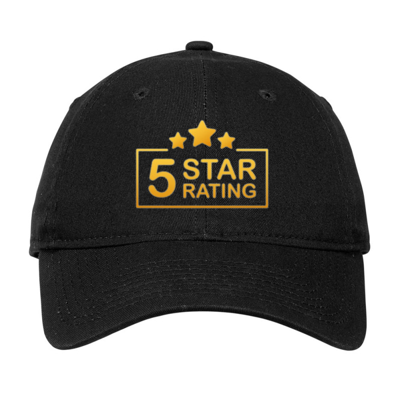 5 Five Star Rating Funny Adjustable Cap | Artistshot