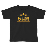 5 Five Star Rating Funny Toddler T-shirt | Artistshot