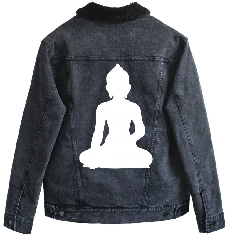 Buddha Unisex Sherpa-lined Denim Jacket | Artistshot