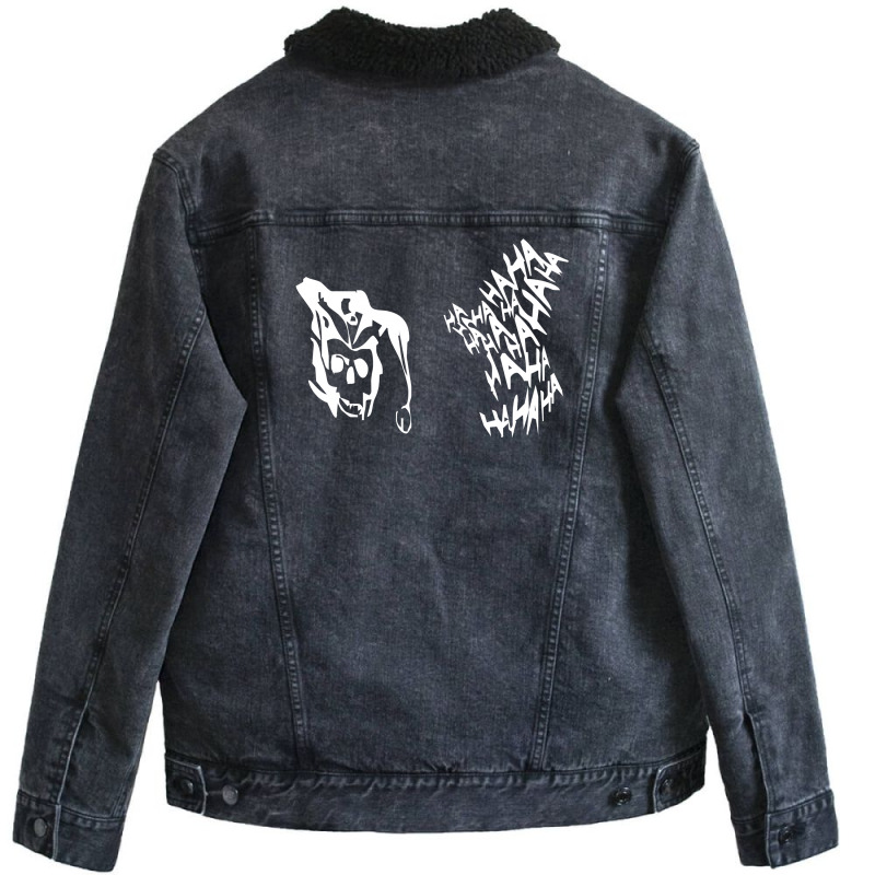 Joker Ha Ha Ha Unisex Sherpa-lined Denim Jacket | Artistshot