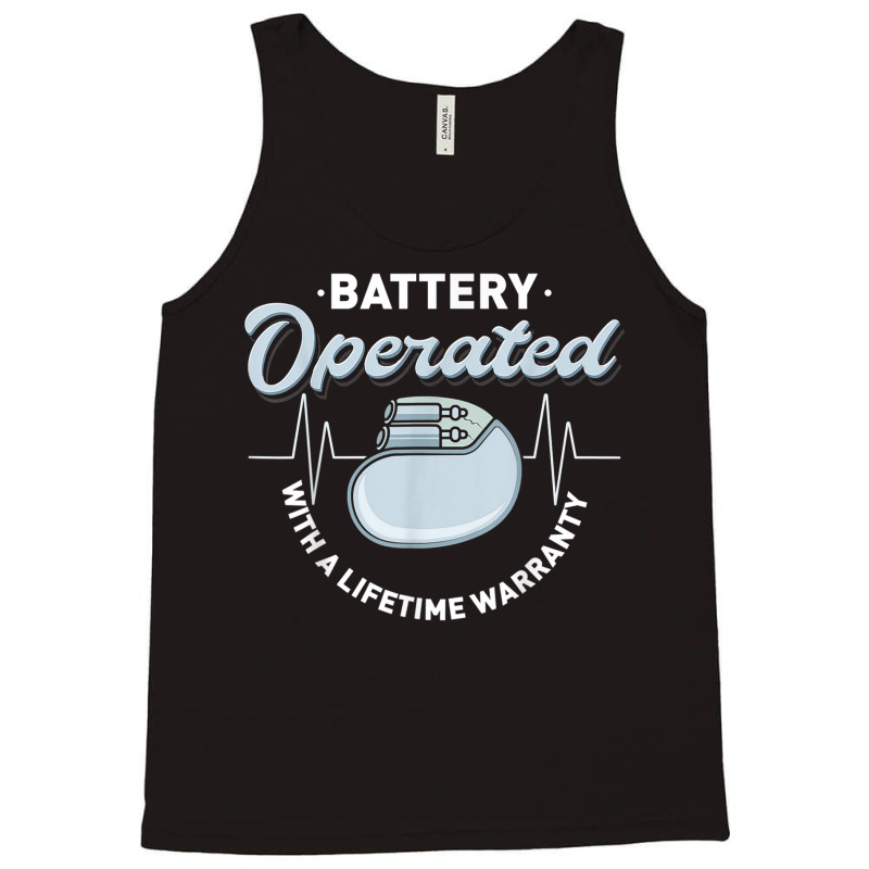 Battery Operated Pacemaker Recipient Heart Attack Survivor T Shirt Tank Top | Artistshot