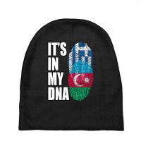 Greek And Azerbaijani Mix Heritage Dna Flag Baby Beanies | Artistshot