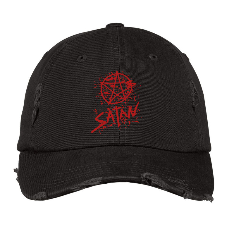 Satan Vintage Cap by TIMOTHYSHRINER | Artistshot