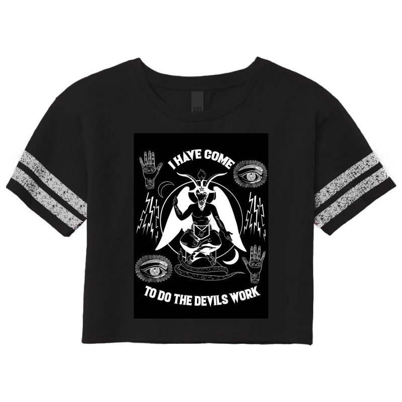 Satanic Panic! Scorecard Crop Tee by TIMOTHYSHRINER | Artistshot