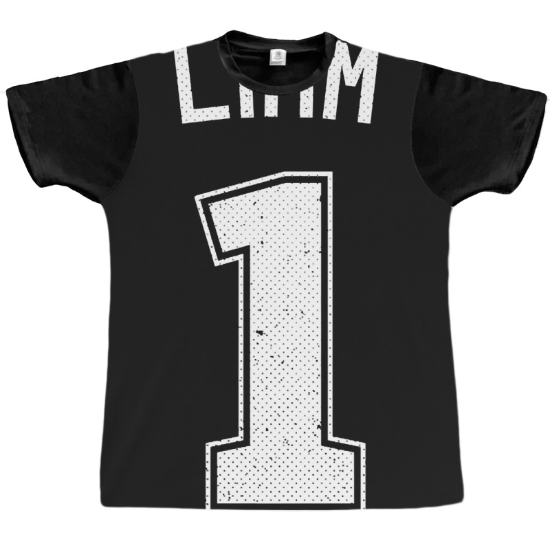 Liam Number One Athletic Sports Jersey Graphic T-shirt by yumgaugeteuda | Artistshot