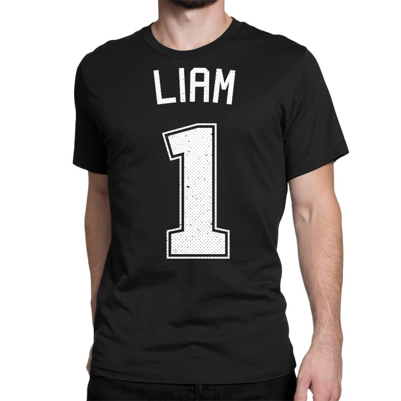 Liam Number One Athletic Sports Jersey Classic T-shirt by yumgaugeteuda | Artistshot