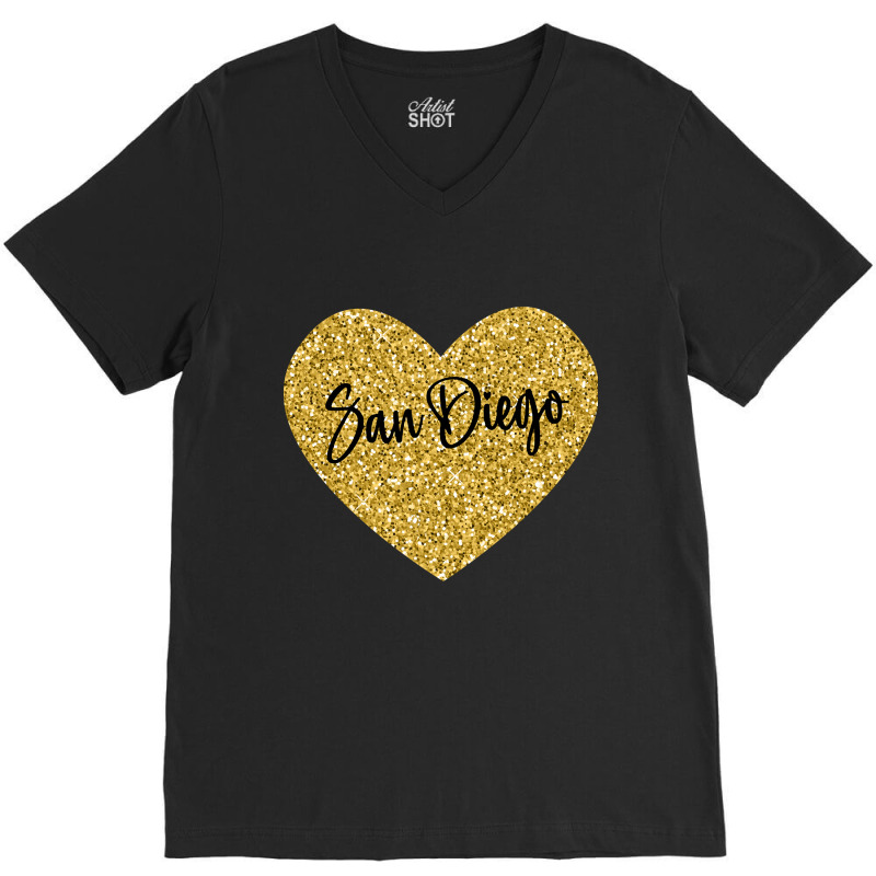 I Love San Diego California Usa V-neck Tee | Artistshot