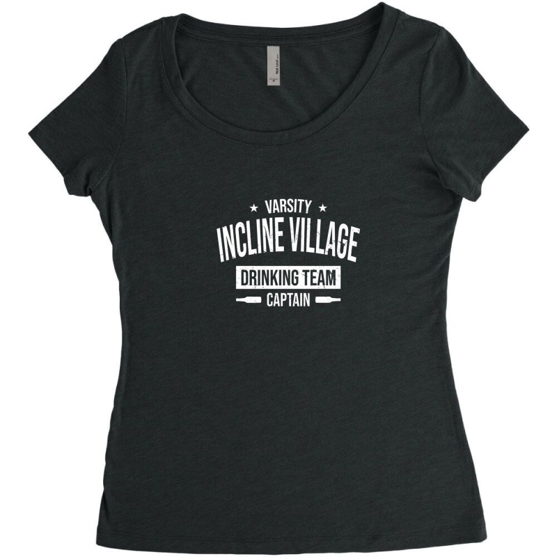 Incline Village Drinking Team Captain Nevada Beer Lover Nv Women's Triblend Scoop T-shirt by nahodsehidav | Artistshot