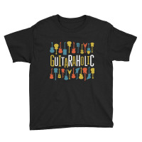 Guitaraholic Guitar Lovers Youth Tee | Artistshot