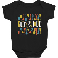 Guitaraholic Guitar Lovers Baby Bodysuit | Artistshot