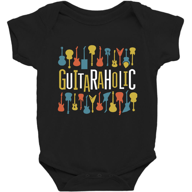 Guitaraholic Guitar Lovers Baby Bodysuit | Artistshot