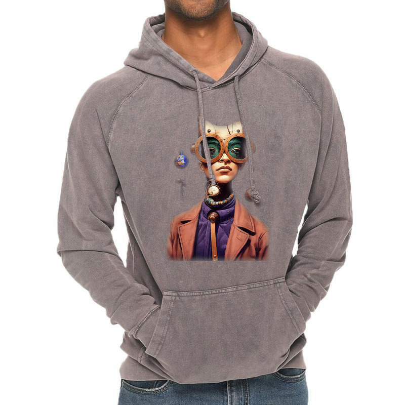 Portrait Old Afrikan Wiseman Wearing Retro Futuristic T Shirt Vintage Hoodie by anitrasargisg5b | Artistshot