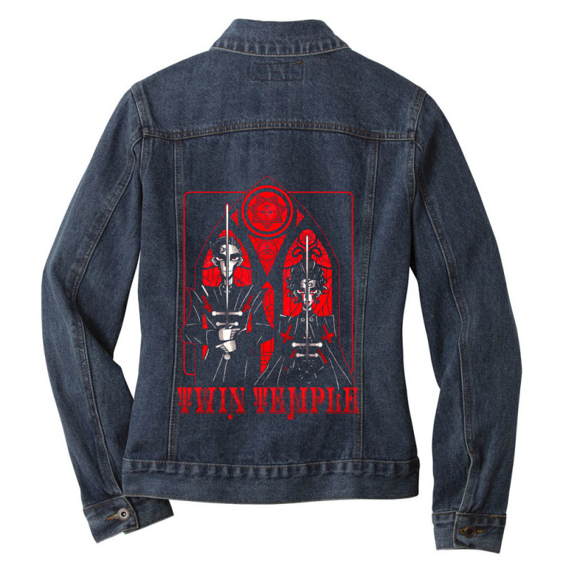 Twin Temple Ladies Denim Jacket by TIMOTHYSHRINER | Artistshot