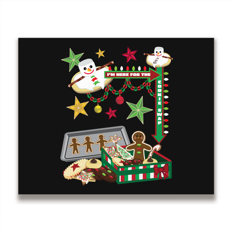 I'm Here For The Cookie Swap! Metal Print Horizontal by Inmamlil638 | Artistshot