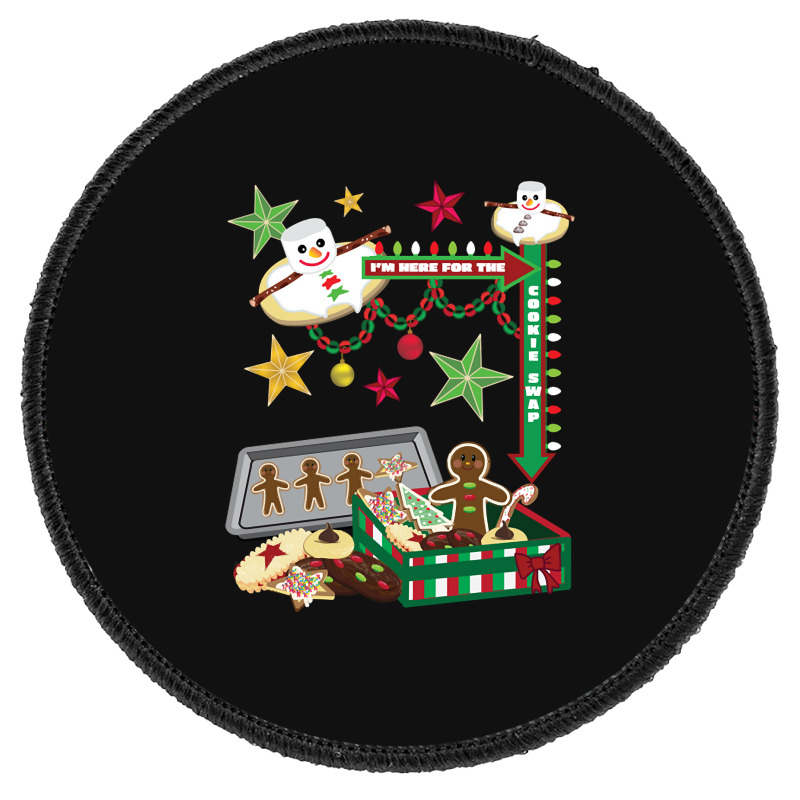 I'm Here For The Cookie Swap! Round Patch by Inmamlil638 | Artistshot