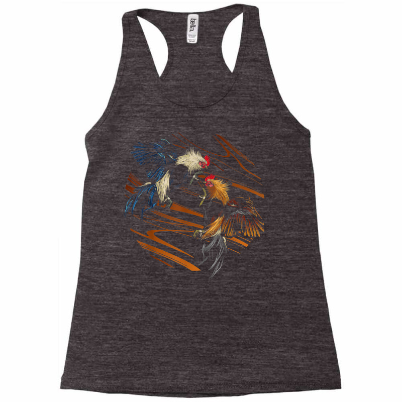 Peleas De Gallos Cockfighter Game Fowl Cockfighting Rooster T Shirt Racerback Tank by jessen | Artistshot