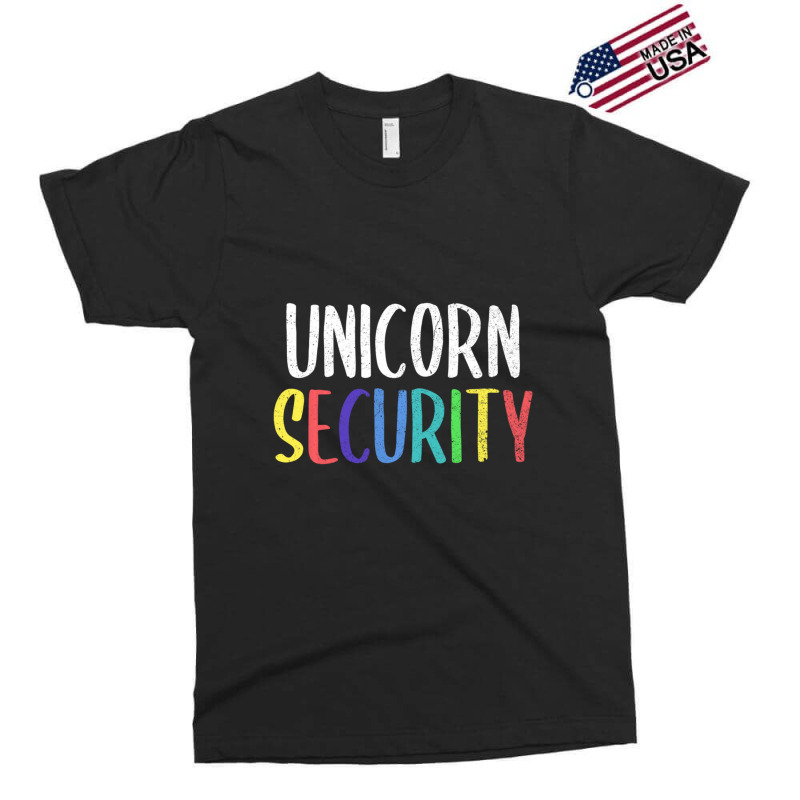 Halloween Dad Mom Daughter Adult Costume, Unicorn Security Exclusive T-shirt by behindcedar22 | Artistshot