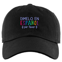 Dimelo En Espanol Por Favor Bilingual Latina Spanish Teacher T Shirt Kids Cap | Artistshot