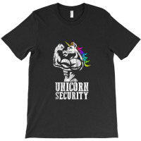 Unicorn Security Rainbow Muscle Manly Funny Christmas Gift Tank Top T-shirt | Artistshot