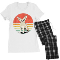 Retro Vintage Fennec Fox Shirt Fennec Fox Animal T Shirt Women's Pajamas Set | Artistshot