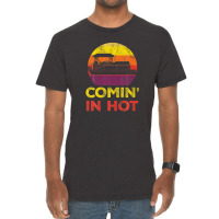 Comin In Hot Pontoon Boat Party Summer Vacation Boating Vintage T-shirt | Artistshot