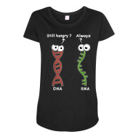 Still Hungry It's My Dna Mode Biology Genetics Funny Dna Rna T Shirt Maternity Scoop Neck T-shirt | Artistshot