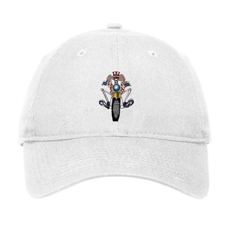 Grateful Riding Dead Motorcycle Adjustable Cap | Artistshot