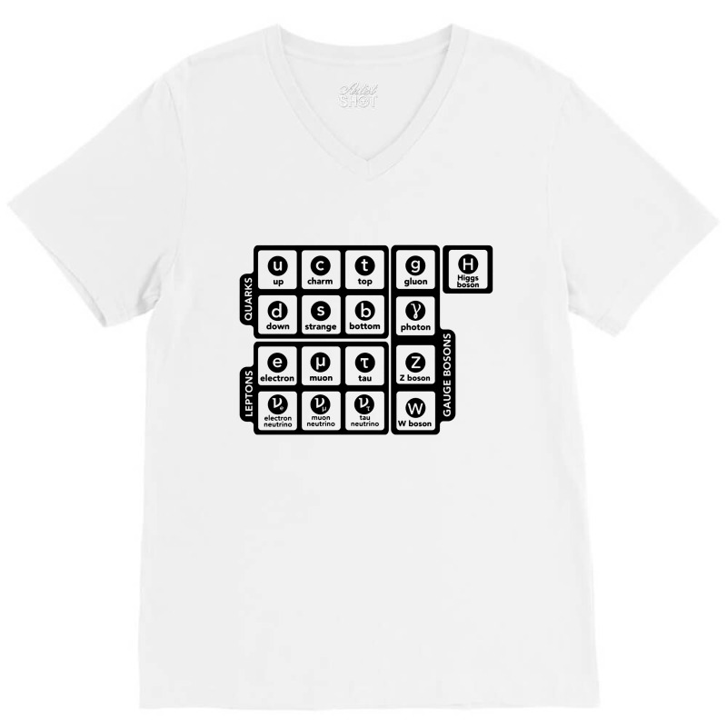 Particle Physics V-Neck Tee by DagDigDug | Artistshot