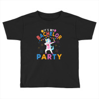 Mens Funny It's My Bachelor Party, Unicorn Groom Bachelor Party Toddler T-shirt | Artistshot