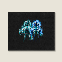 Blue God Warriors Landscape Canvas Print | Artistshot