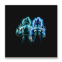 Blue God Warriors Metal Print Square | Artistshot