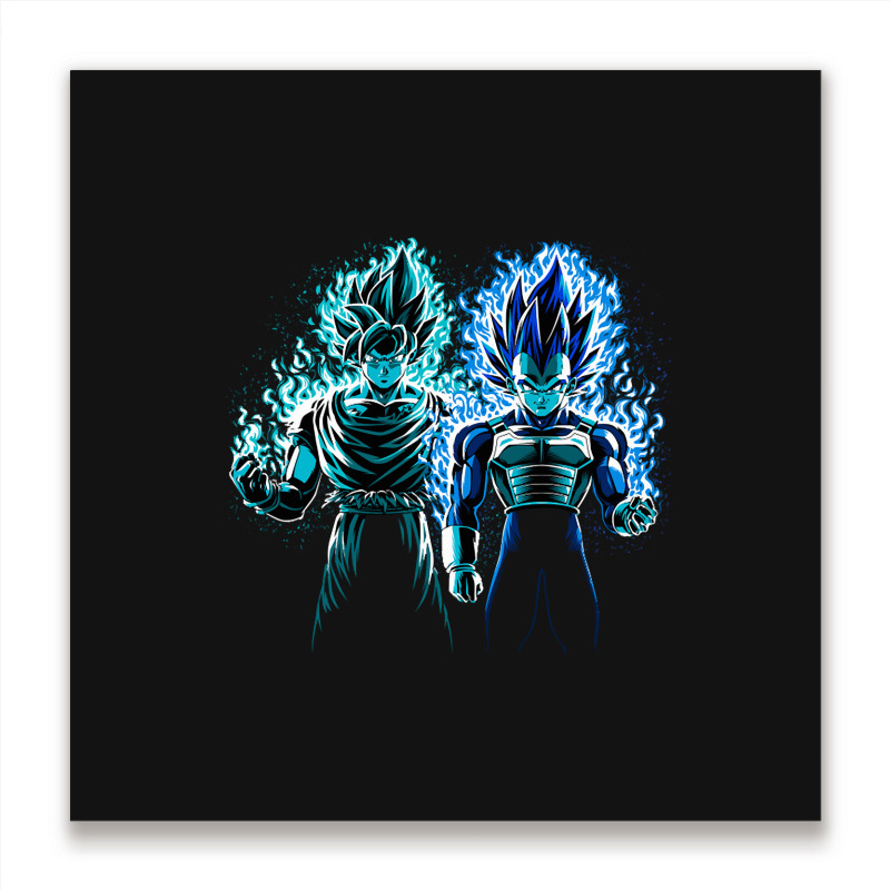 Blue God Warriors Metal Print Square | Artistshot