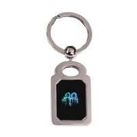 Blue God Warriors Silver Rectangle Keychain | Artistshot