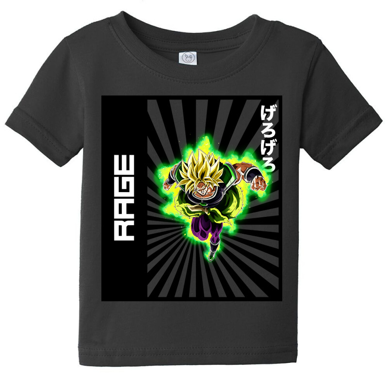 Broly Rage Baby Tee by mckeebeckett3l9yxd | Artistshot