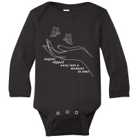 August Slipped Away, August Slipped Away Into A Moment Sweatshirt Long Sleeve Baby Bodysuit | Artistshot