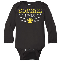 Cougar Pride Paw Shirt Long Sleeve Baby Bodysuit | Artistshot