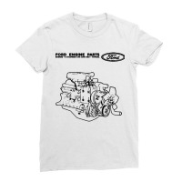 Engine Parts Ladies Fitted T-shirt | Artistshot