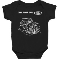 Engine Parts Baby Bodysuit | Artistshot