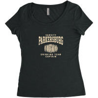 Parkersburg Drinking Team Captain West Virginia Craft Beer Women's Triblend Scoop T-shirt | Artistshot