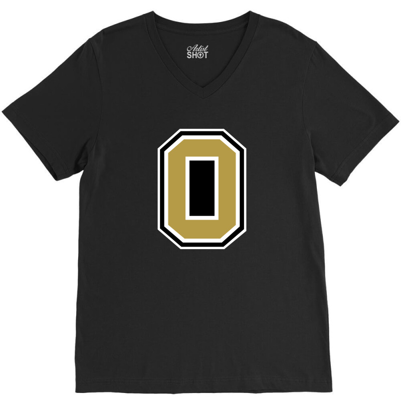 Oakland Golden Grizzlies Alternate V-Neck Tee by happypuppy | Artistshot