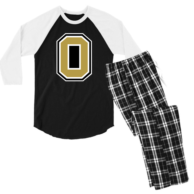 Oakland Golden Grizzlies Alternate Men's 3/4 Sleeve Pajama Set by happypuppy | Artistshot