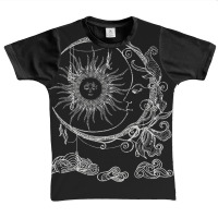 Bohemian Aesthetic Moon Sun Astrology Science Astronomy Graphic Youth T-shirt | Artistshot