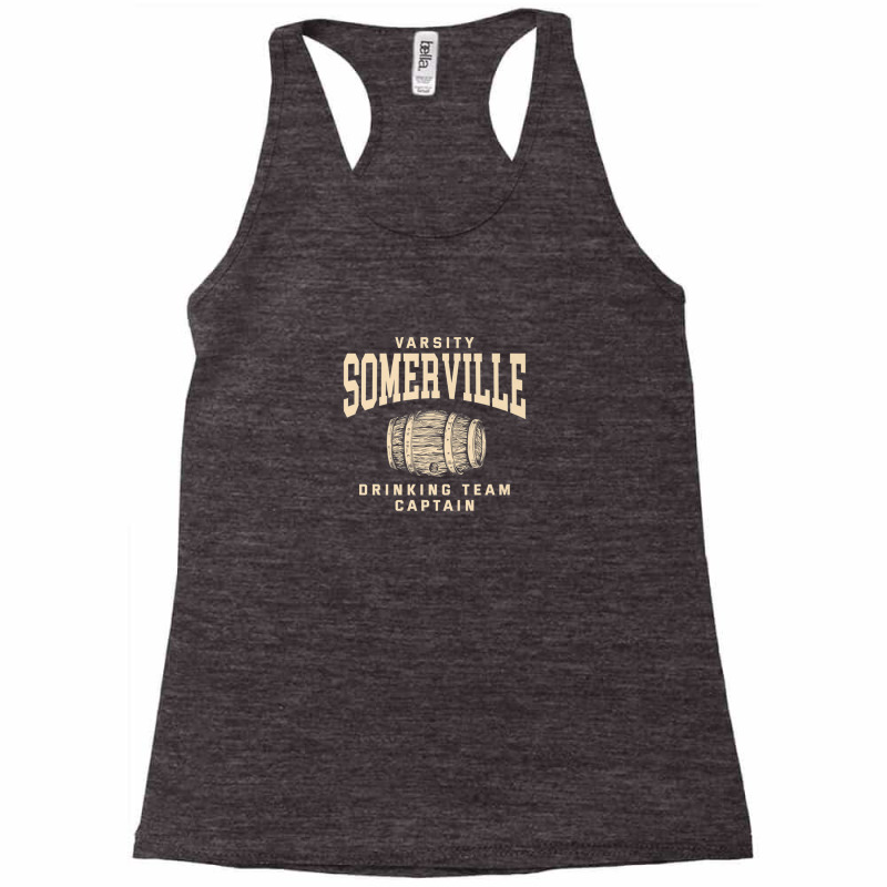 Somerville Drinking Team Captain Massachusetts Craft Beer Ma Racerback Tank | Artistshot