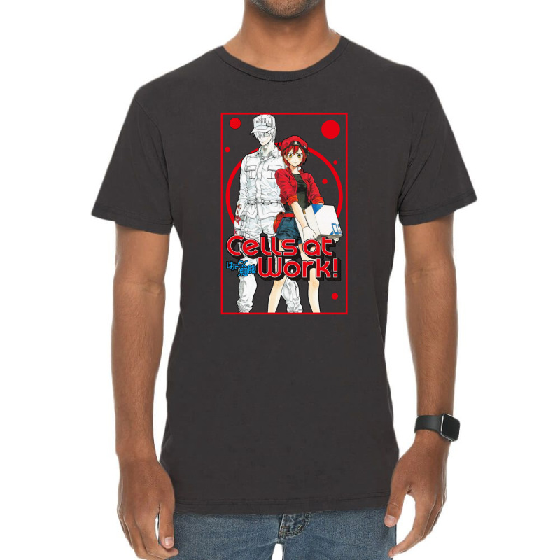 Anime Manga Cells At Work Characters! Vintage T-Shirt by NicholetteJeanHastings | Artistshot