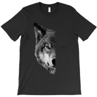 Wolf S - Split Face Wolf Shirts Magical Wolves Tee T-shirt | Artistshot