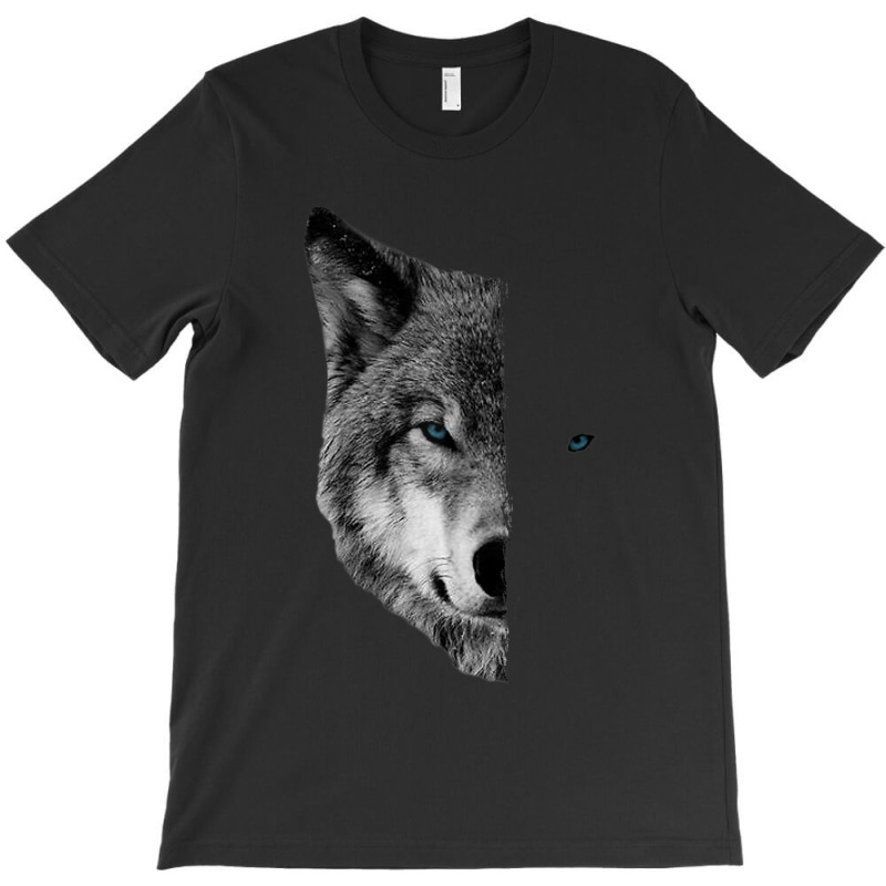 Wolf S - Split Face Wolf Shirts Magical Wolves Tee T-shirt | Artistshot