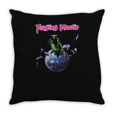 Praying Mantis Throw Pillow Designed By L4l4pow