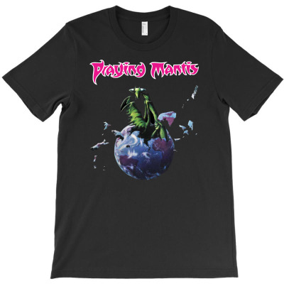 Praying Mantis T-shirt Designed By L4l4pow